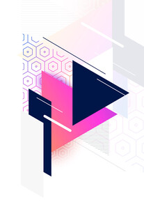 几何抽象艺术图形设计