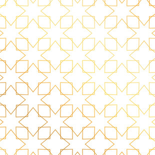 金色几何图案无缝背景