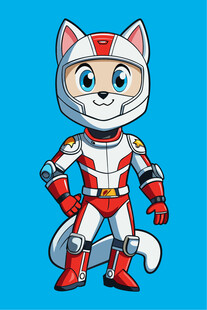宇航猫形象