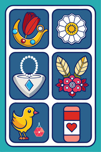 可爱卡通图标集合