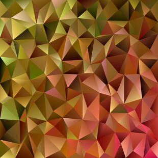 多彩多边形几何抽象背景图