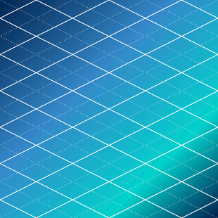 蓝绿渐变网格几何背景图