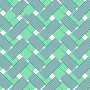 清新绿系几何编织图案