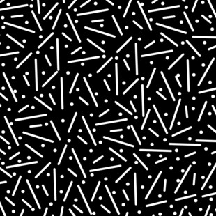 黑白几何线条抽象图案