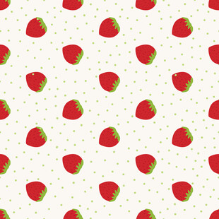 草莓图案背景