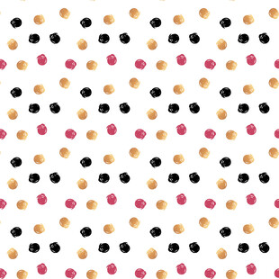 多彩波点无缝图案背景