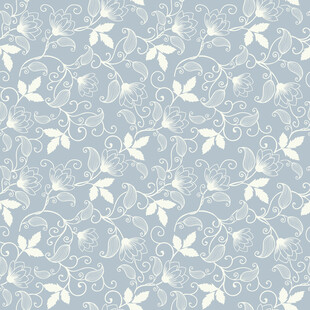 浅蓝色花卉图案背景