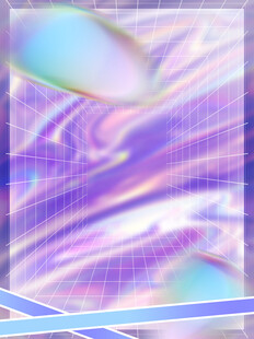 梦幻炫彩渐变抽象背景图