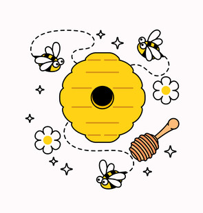 蜜蜂插画