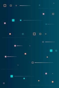 蓝色几何元素抽象背景图