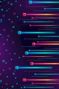 炫彩线条科技感背景图案