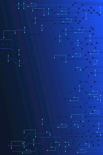 蓝色数字代码背景图案