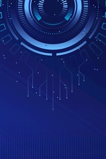 科技感蓝色未来风背景图案