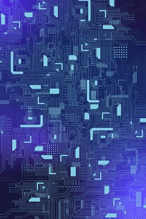 科技感数字矩阵背景图
