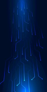 蓝色科技感线条背景图