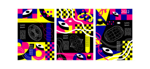 多彩相机图案手机壳设计