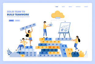 团队协作搭建成功阶梯