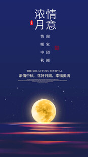 月夜诗意美景