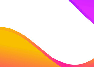 多彩渐变波浪图形