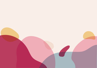 抽象多彩几何图形景观