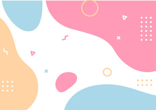 多彩几何抽象图案背景