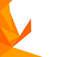 橙色几何抽象图形元素