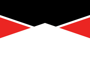 黑白红三色几何图案