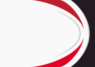 红白黑三色几何图形设计