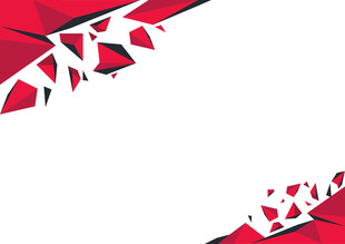 红白几何图案背景