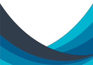 蓝色动感曲线抽象图案