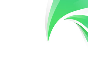 绿色抽象动感曲线图形