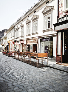 欧式街道商铺景致