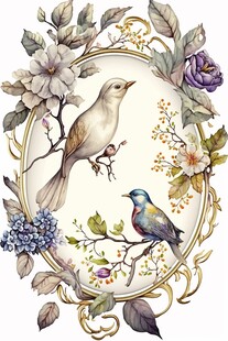 花鸟装饰画 