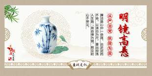 青花瓷瓶展示图