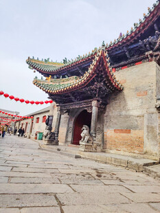 神垕古镇古色古香的中式传统建筑