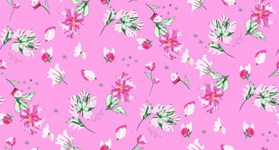 粉色花卉图案背景
