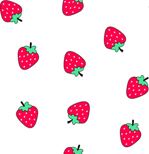 草莓图案背景