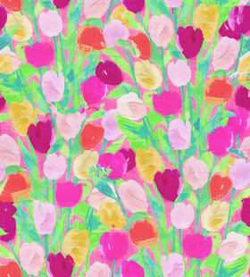 多彩花卉图案背景