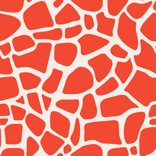 红色不规则几何图案纹理