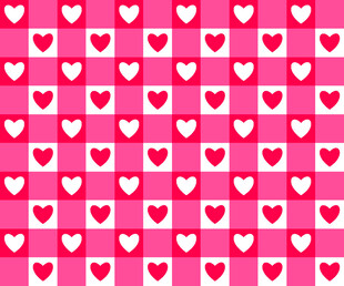 粉色爱心图案背景