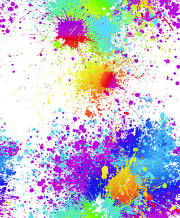 多彩泼墨艺术背景图