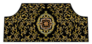 复古华丽花纹服饰图案