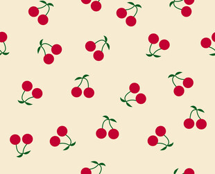 樱桃图案背景