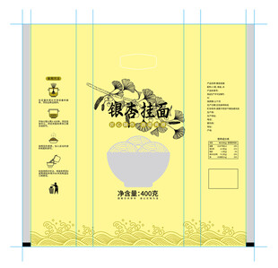 银杏挂面包装设计