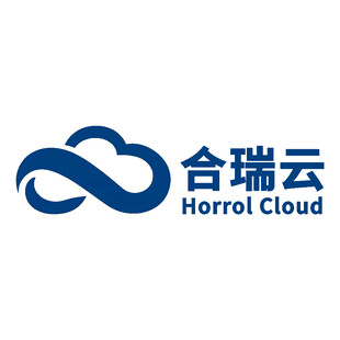 合瑞云互联科技logo标志横版