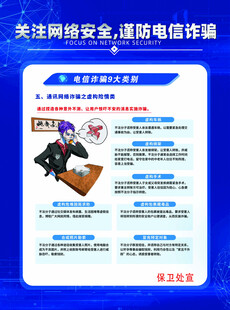 网络安全宣传海报展示