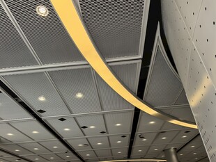 室内天花板弧形装饰线条