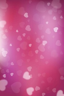 浪漫粉色爱心梦幻背景图