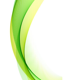 绿色动感曲线背景图案