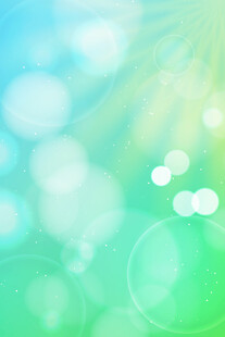 清新绿蓝光斑梦幻背景